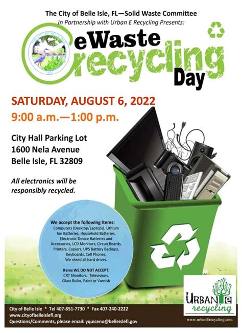nyc e waste recycling events|2024 E.